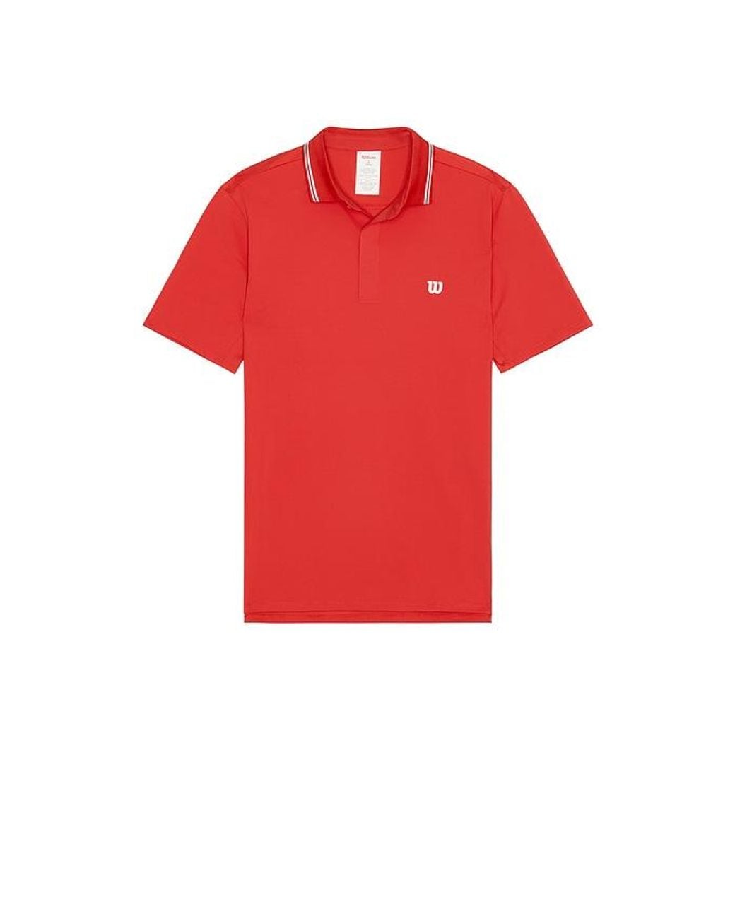Wilson Red Challengers Technical Polo for men