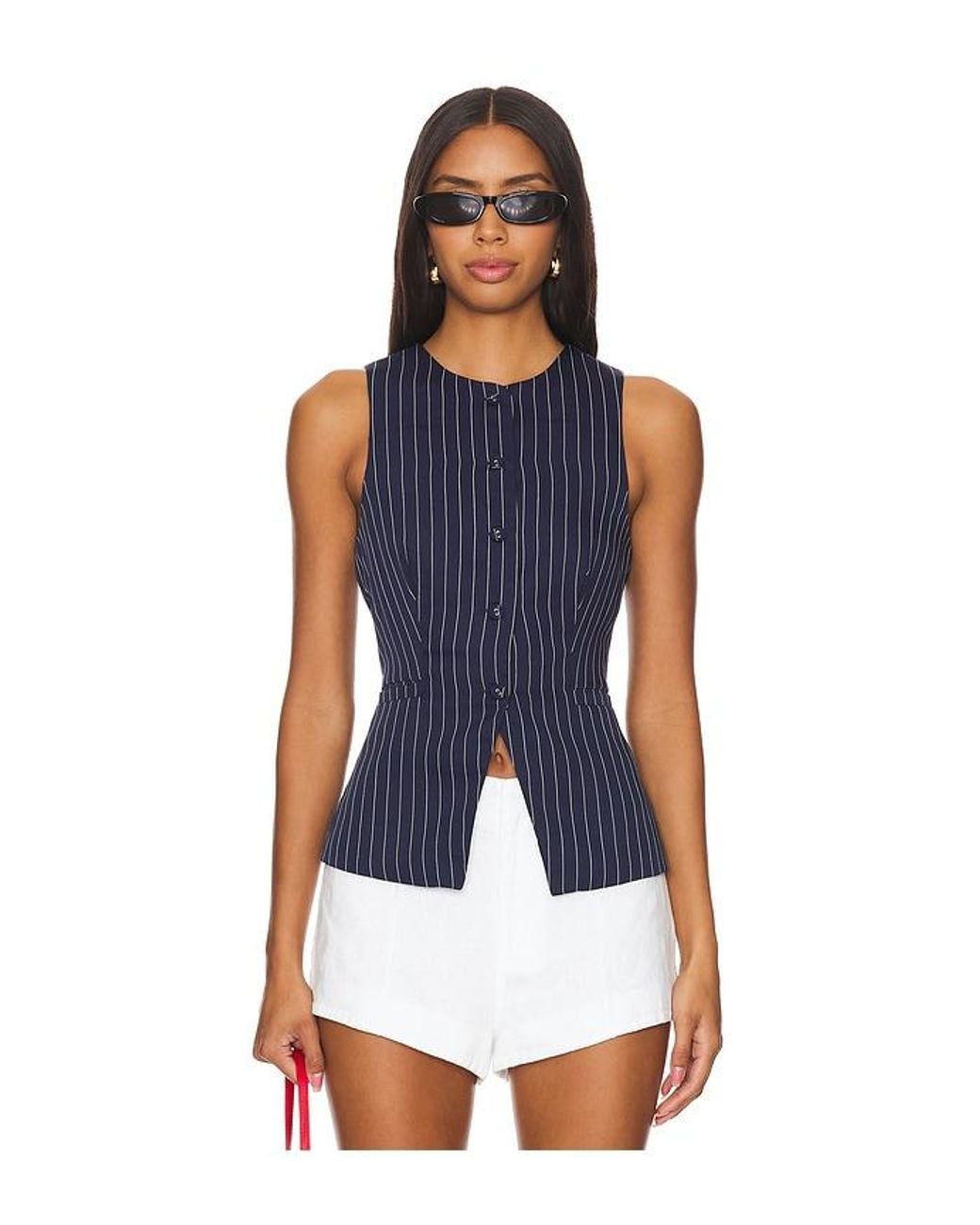 ALL THE WAYS Blue Jianna Vest