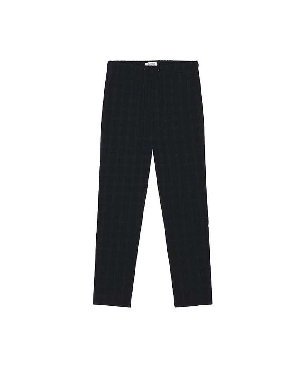 Original Penguin Black Plaid Joggers for men