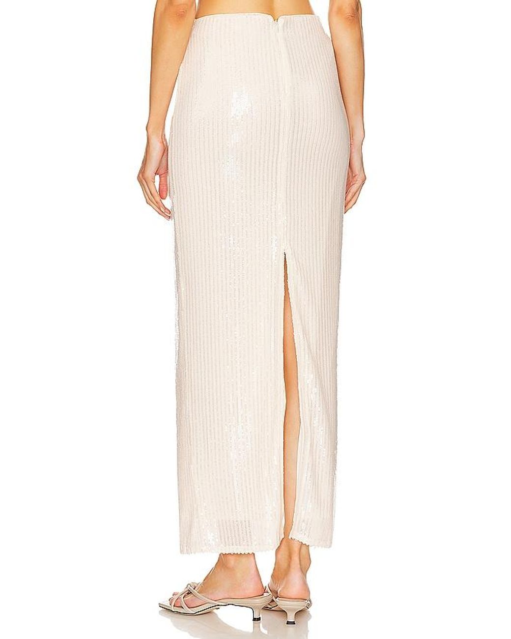 LPA White Paradisa Skirt
