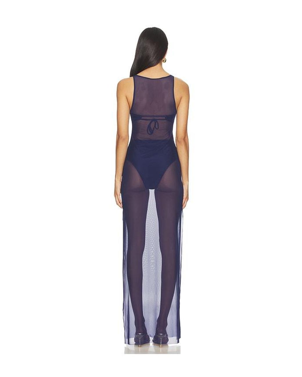 Shani Shemer Blue Esme Maxi Dress
