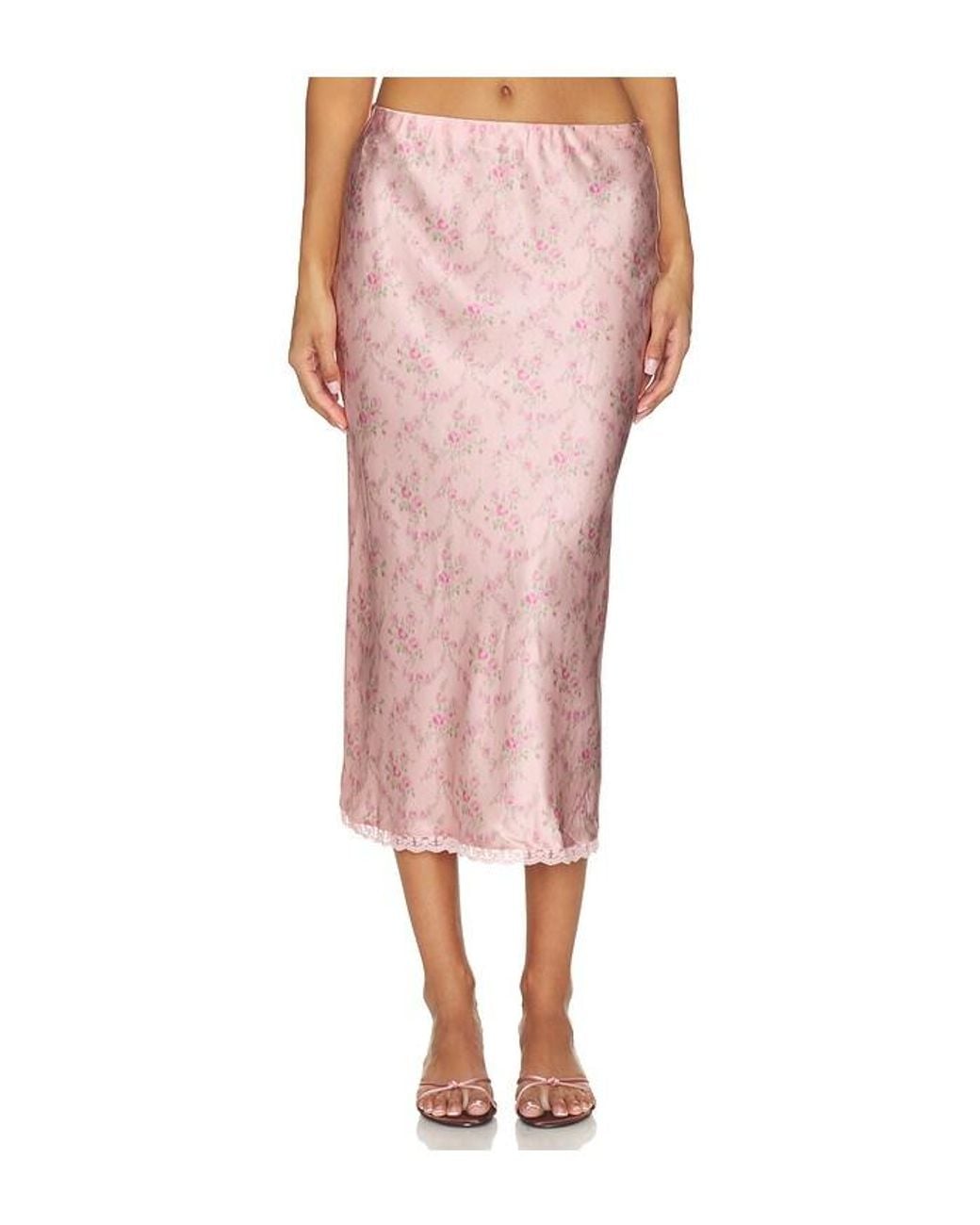 LoveShackFancy Pink Castle Skirt