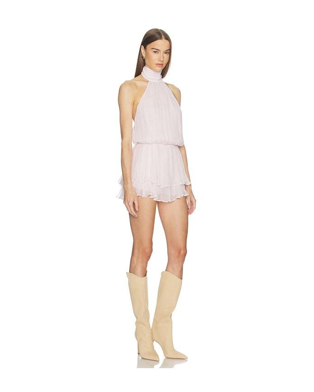 LOBA White Lucia Mini Romper