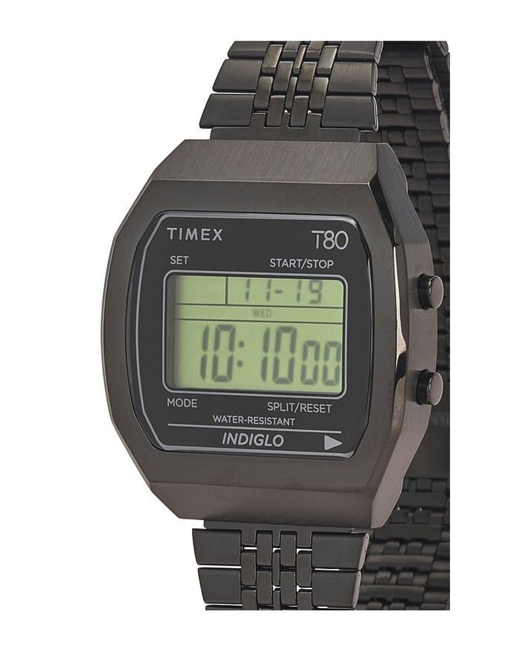 Timex Gray T80 36mm Stainless Steel Watch for men