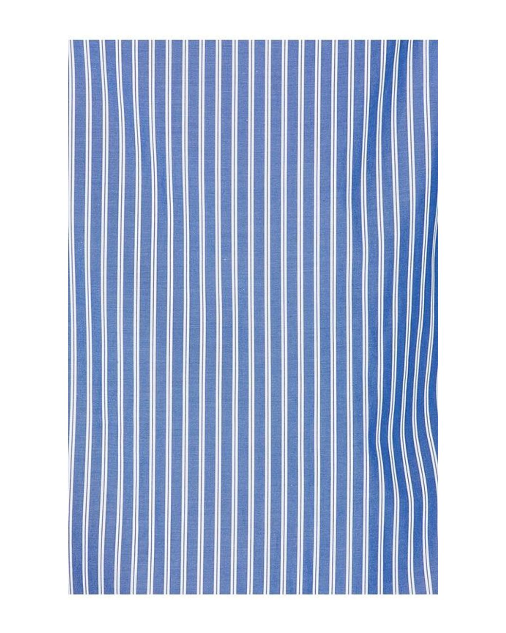 Rag & Bone Blue Connie Short Sleeve Stripe Shirt