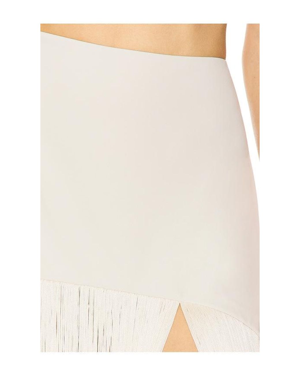 Camila Coelho White Goldie Maxi Skirt