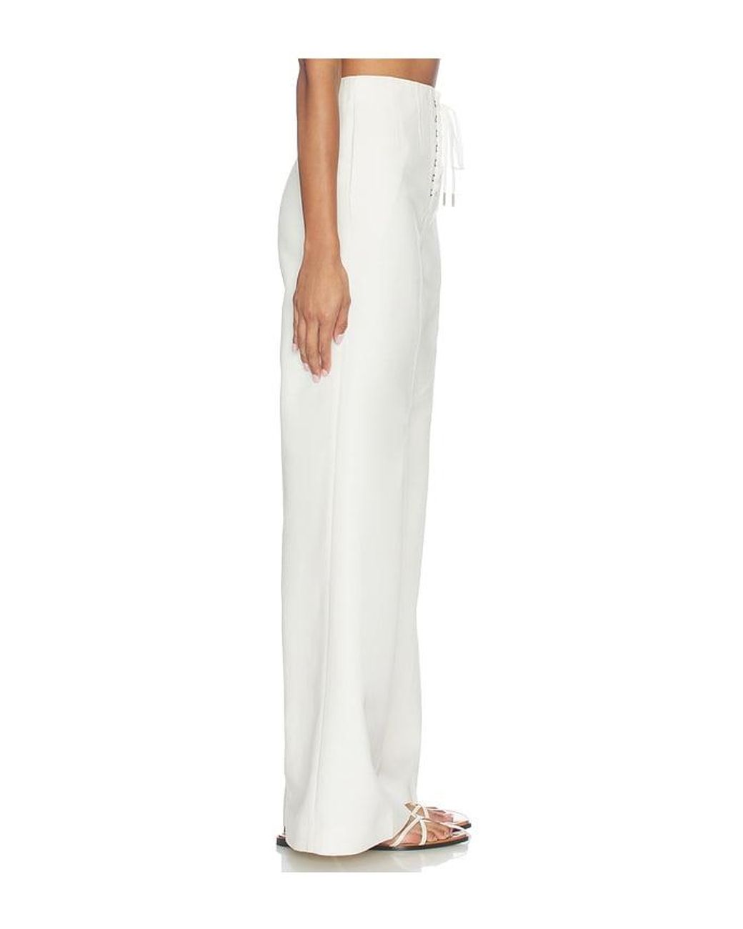 Polo Ralph Lauren White Standard Flare Pants