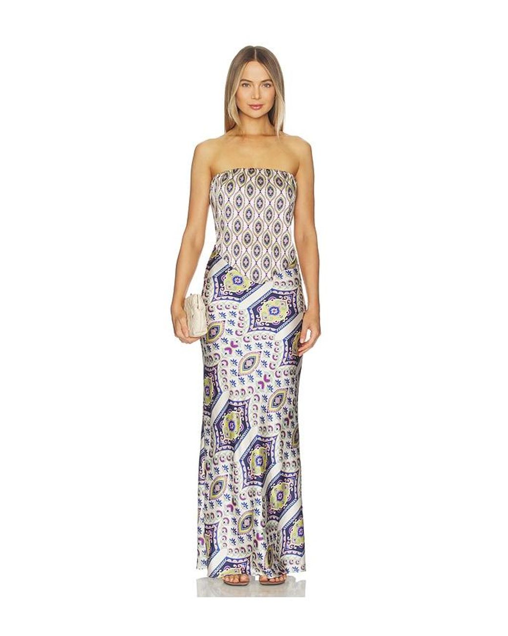 MISA Los Angles White Sierra Skirt