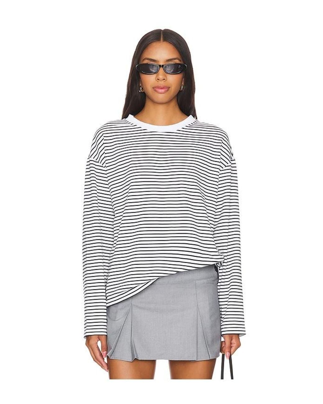 ALL THE WAYS Gray Lily Long Sleeve Top