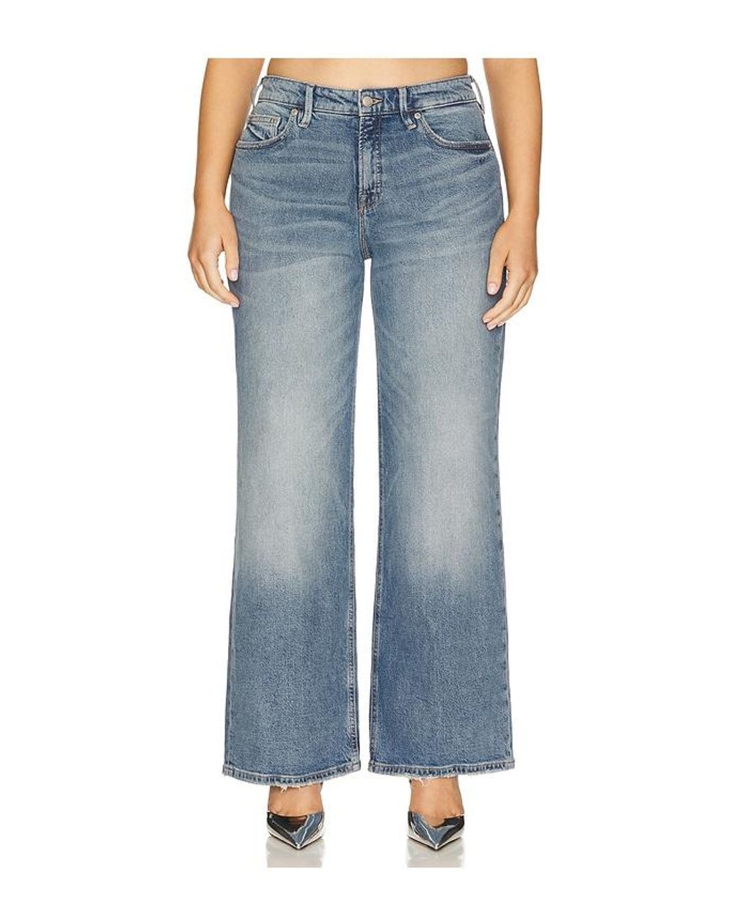 GOOD AMERICAN Blue Good Petite Ease Jeans