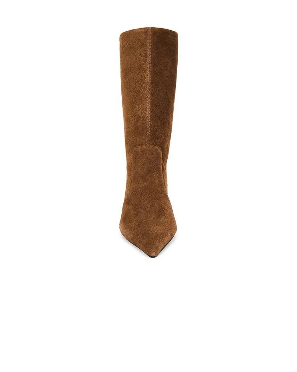 SCHUTZ SHOES Brown Lexi Mid Slouch Bootie