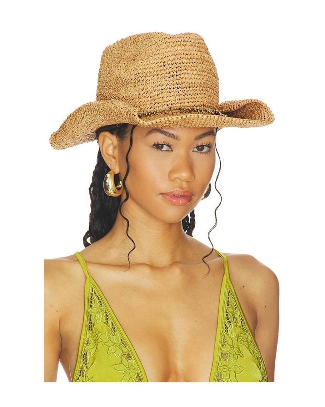 Flora Bella Natural Kendra Lux Cowboy Hat