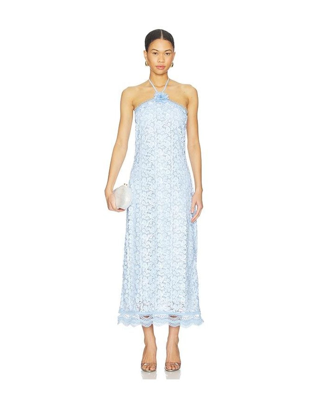 Waimari White Beso De Luna Maxi Dress