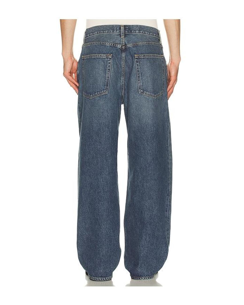 Agolde Blue Benton Pleat Jean for men