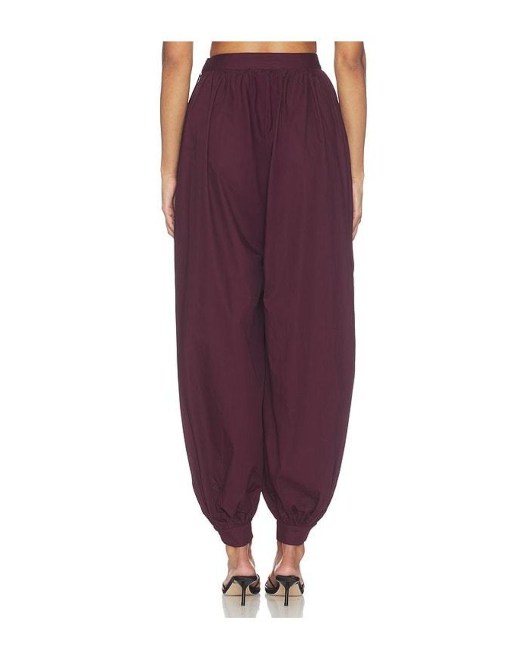 ROTATE BIRGER CHRISTENSEN Purple Balloon Pleated Pants