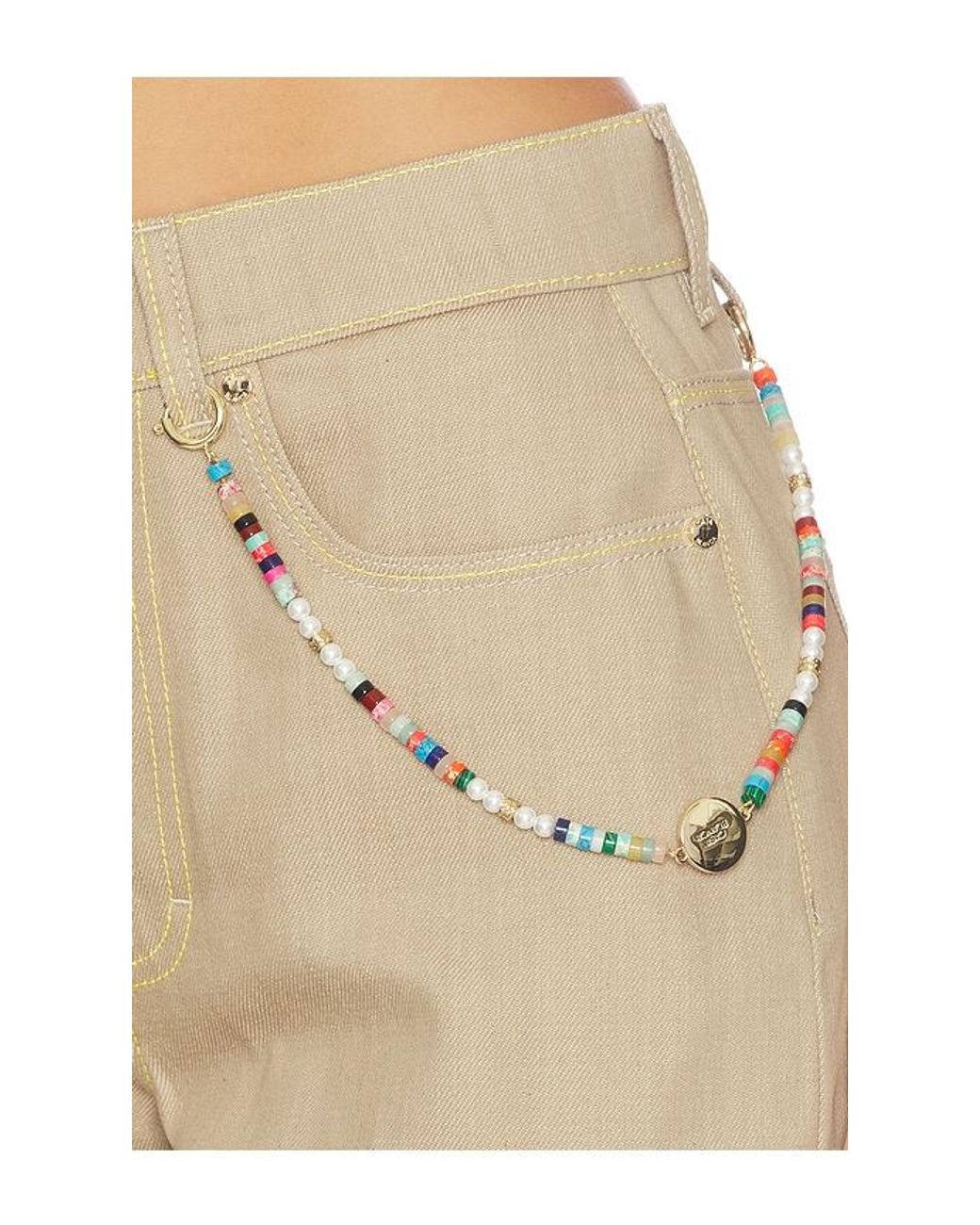 Casablanca Natural Desert Canvas Denim Jeans