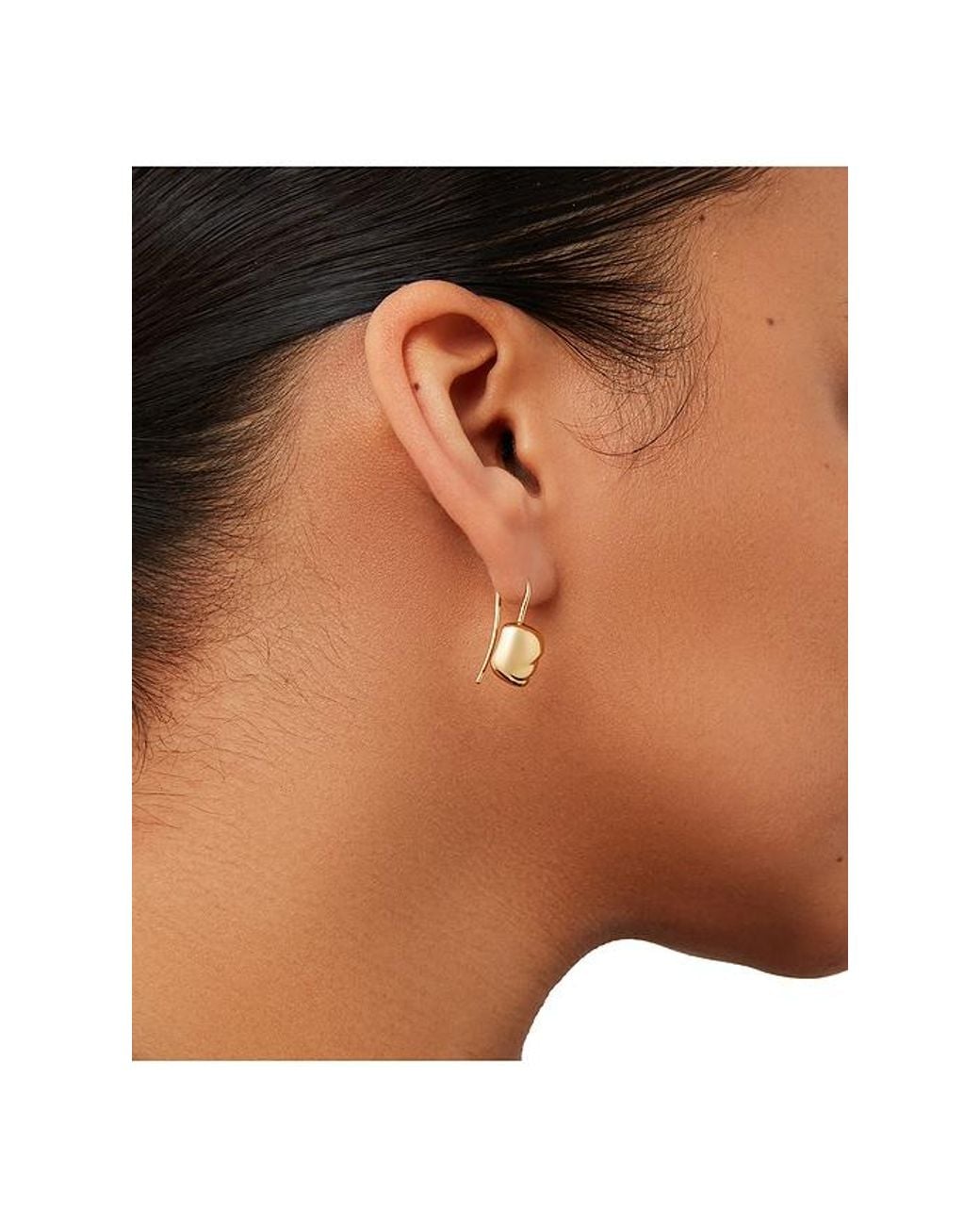 Jenny Bird Metallic Rue Drop Earrings