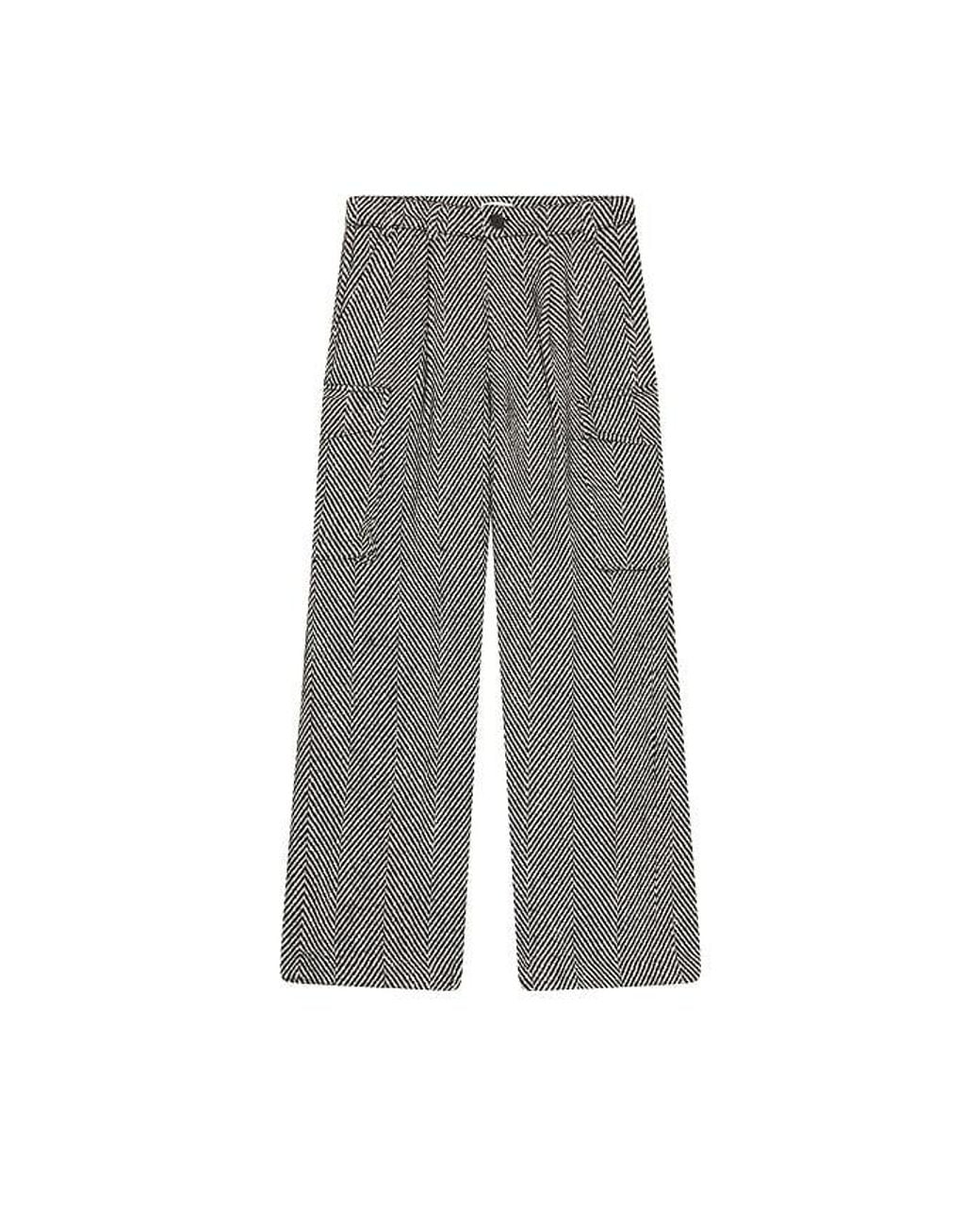 KROST Gray Eco Herringbone Cargo Pant for men