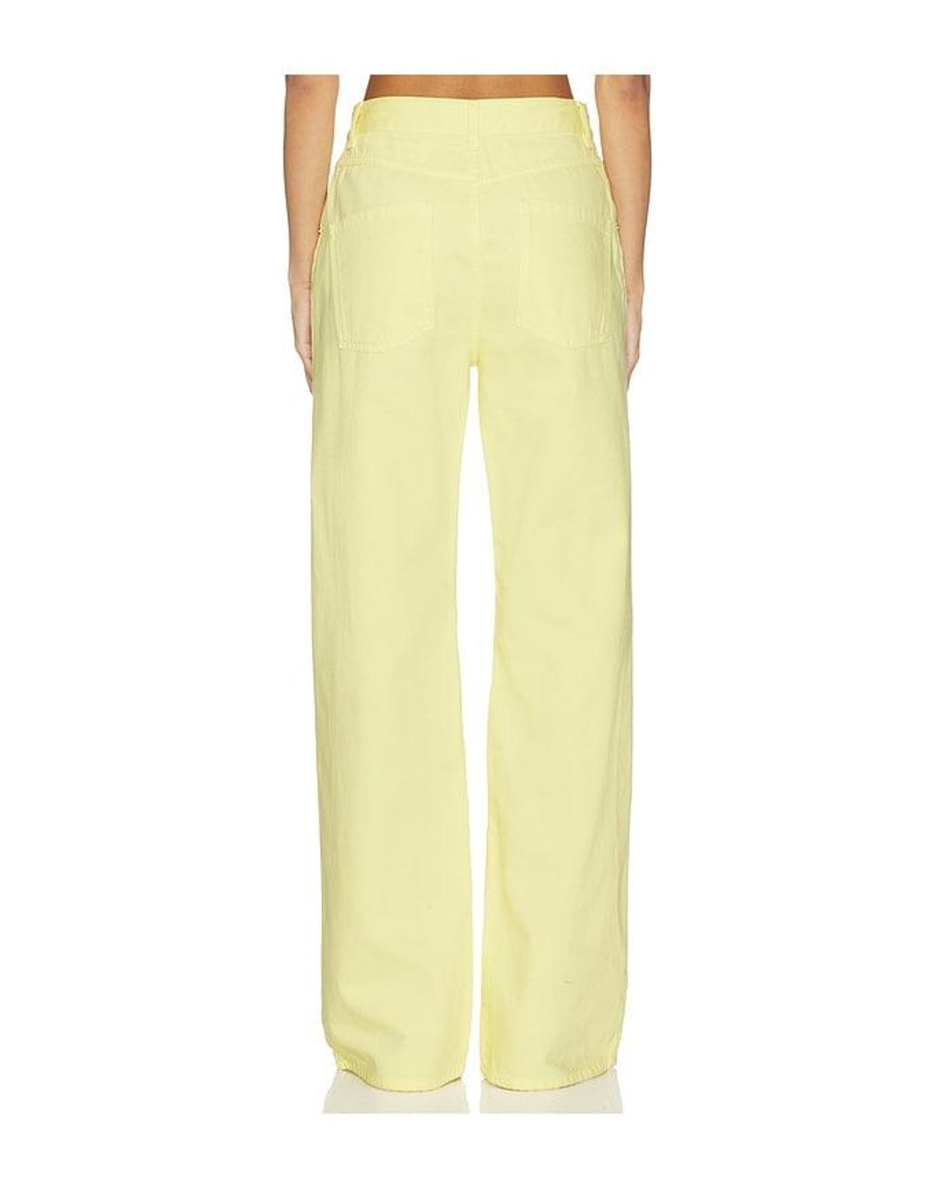 Palmatic Studio Yellow Cory Wide Leg Jean