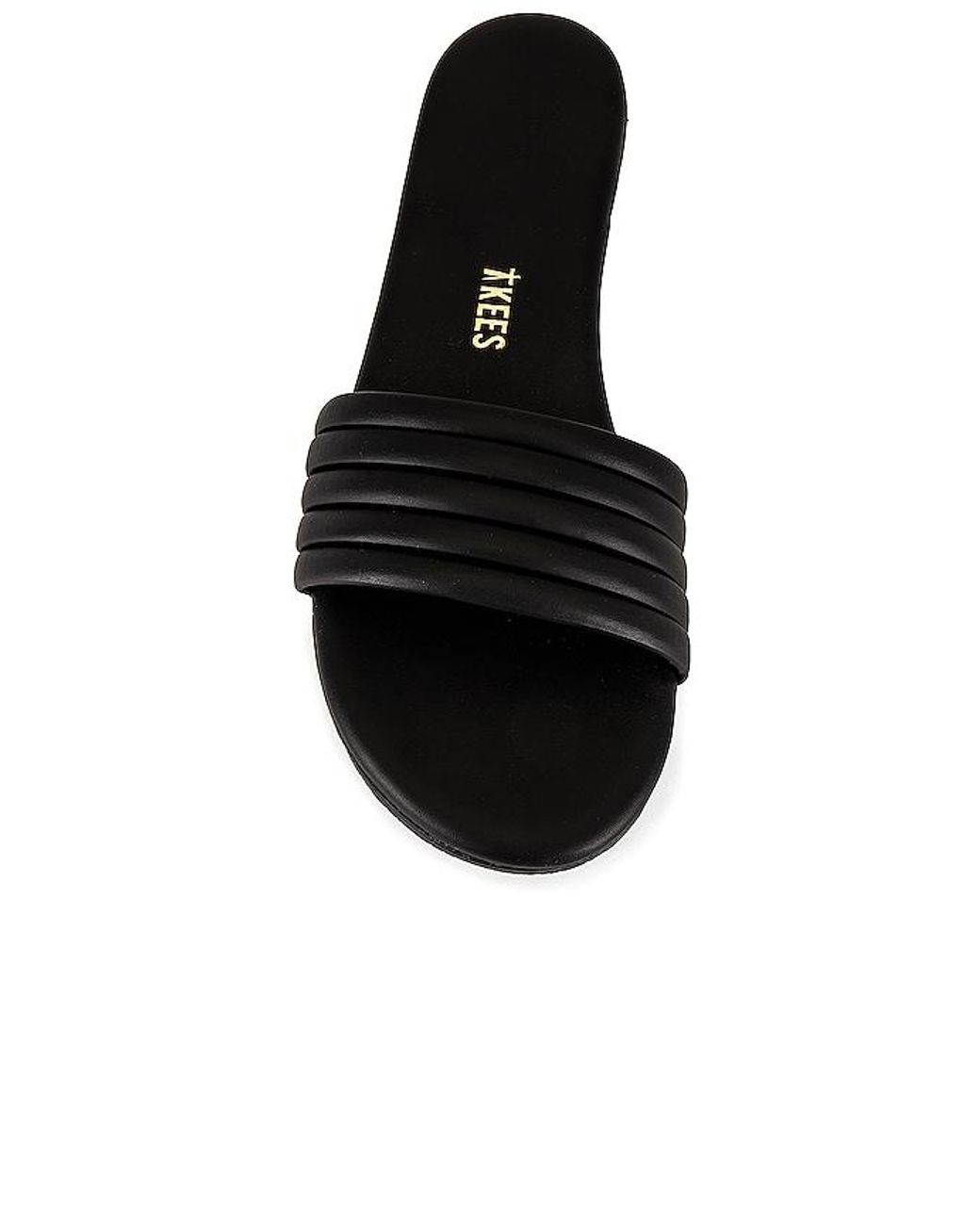TKEES Black Serena Sandal