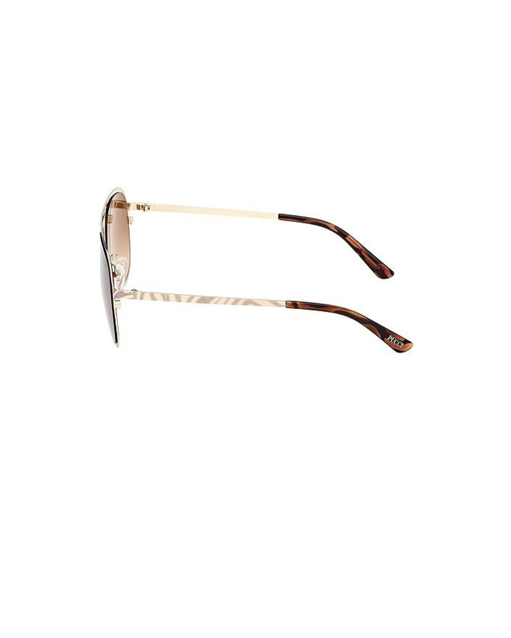 Emilio Pucci Multicolor Pilot Sunglasses