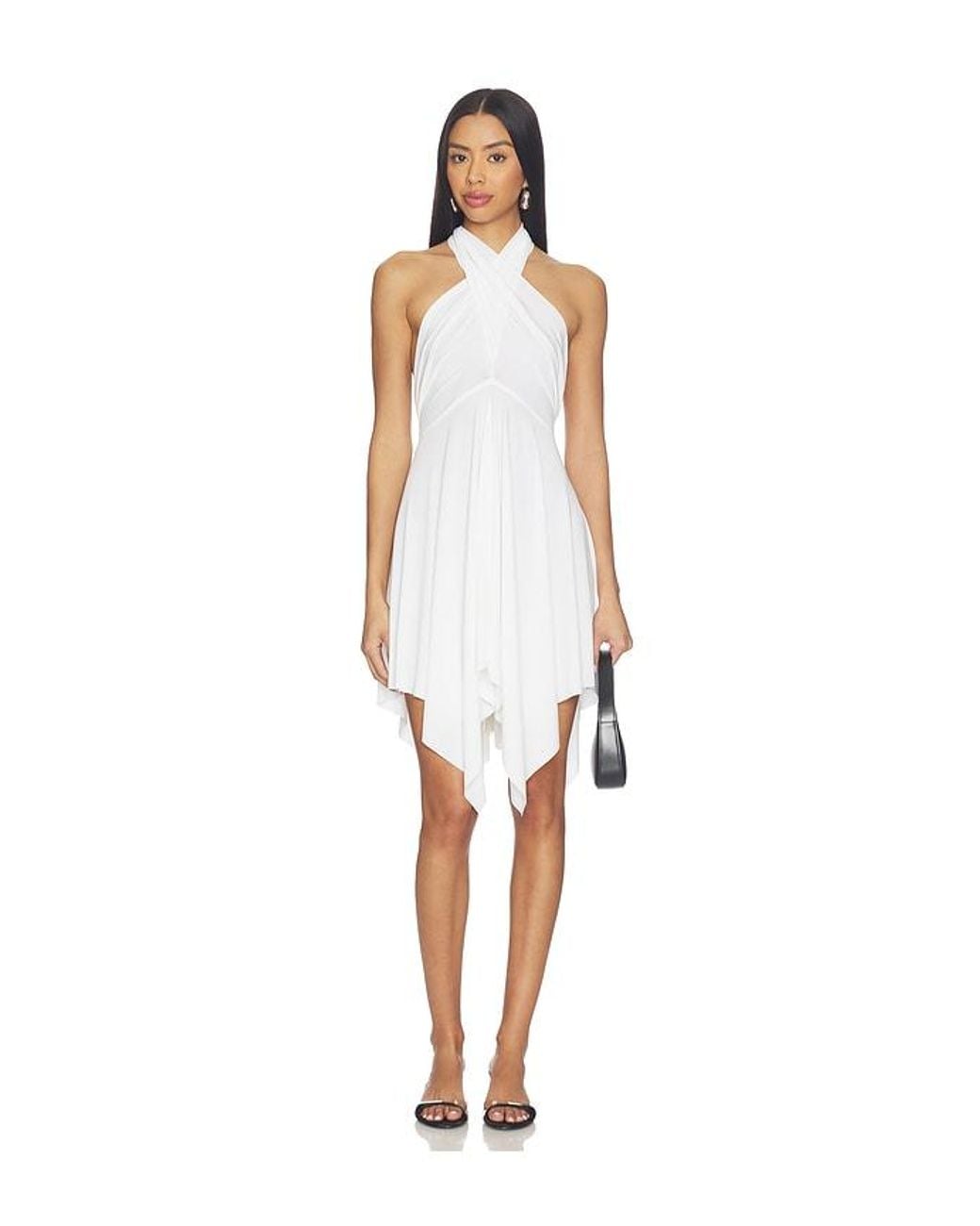 Norma Kamali White Convertible Dress