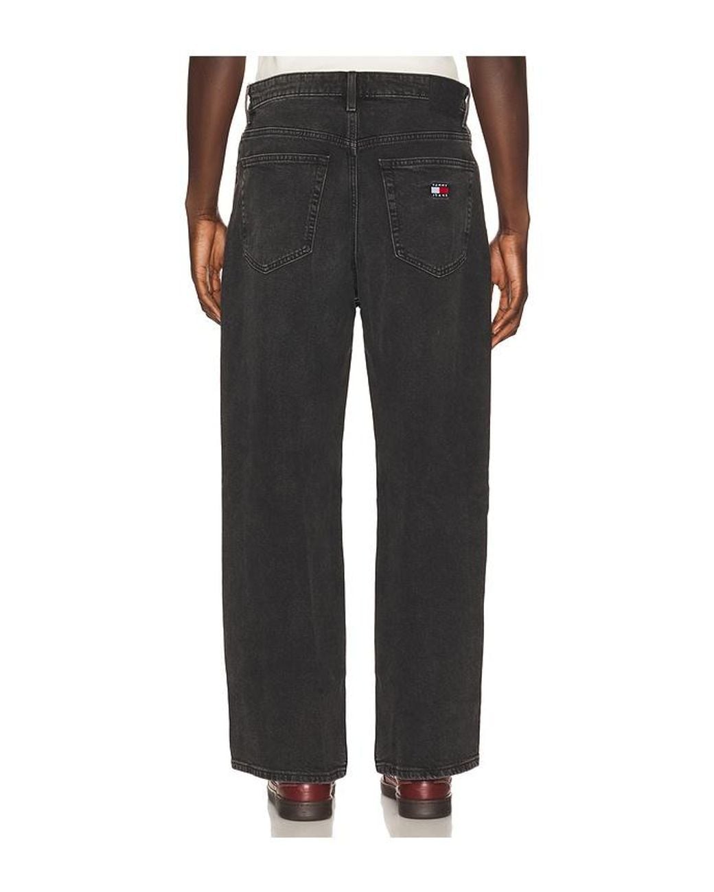 Tommy Hilfiger Black Theo Baggy Jeans for men