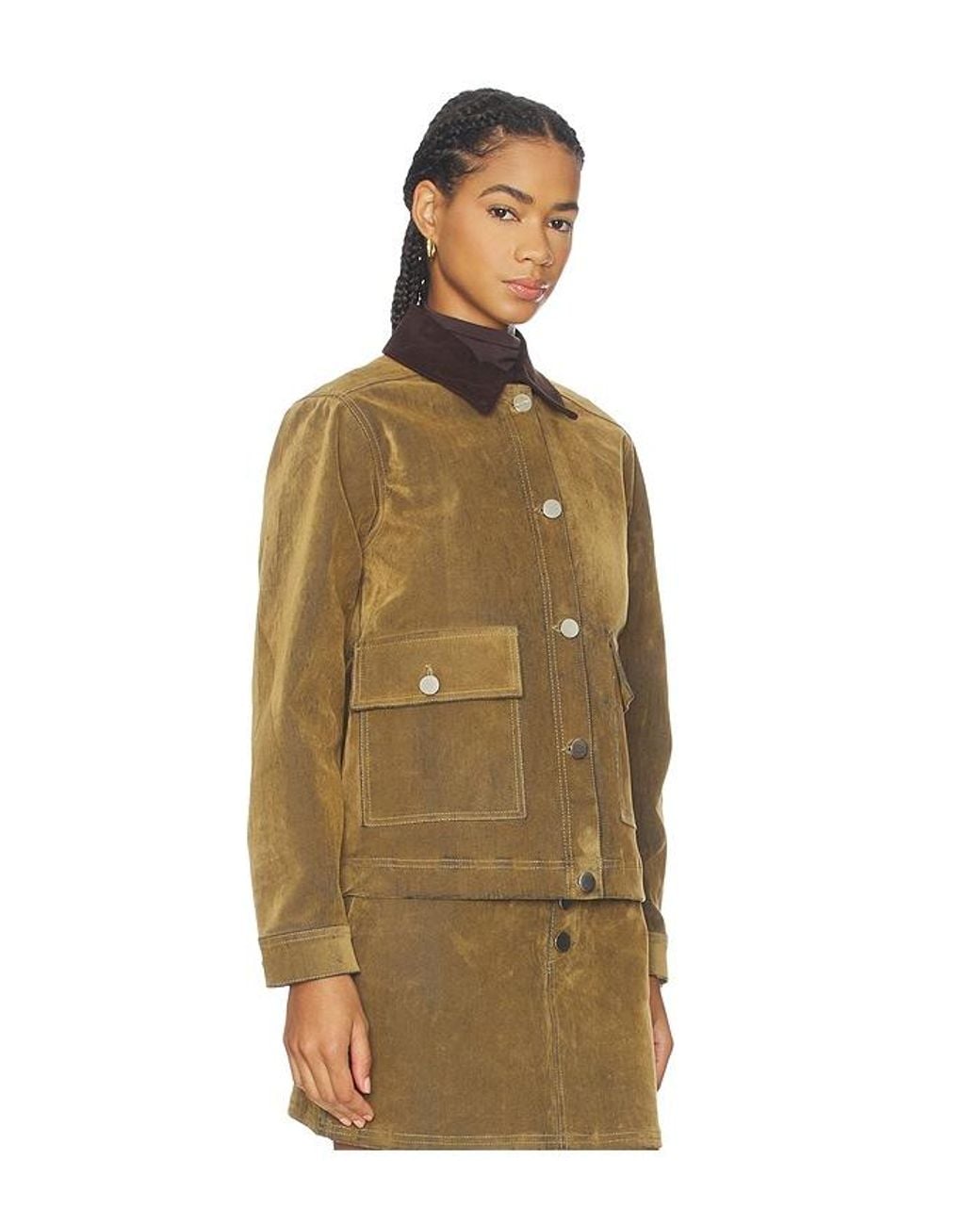 ALIGNE Natural Bark Flok Jacket