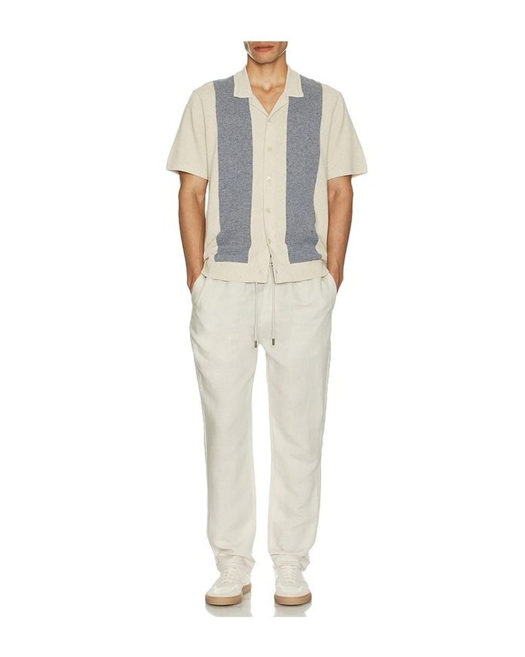 Onia White Air Linen Pull-On Pants for men