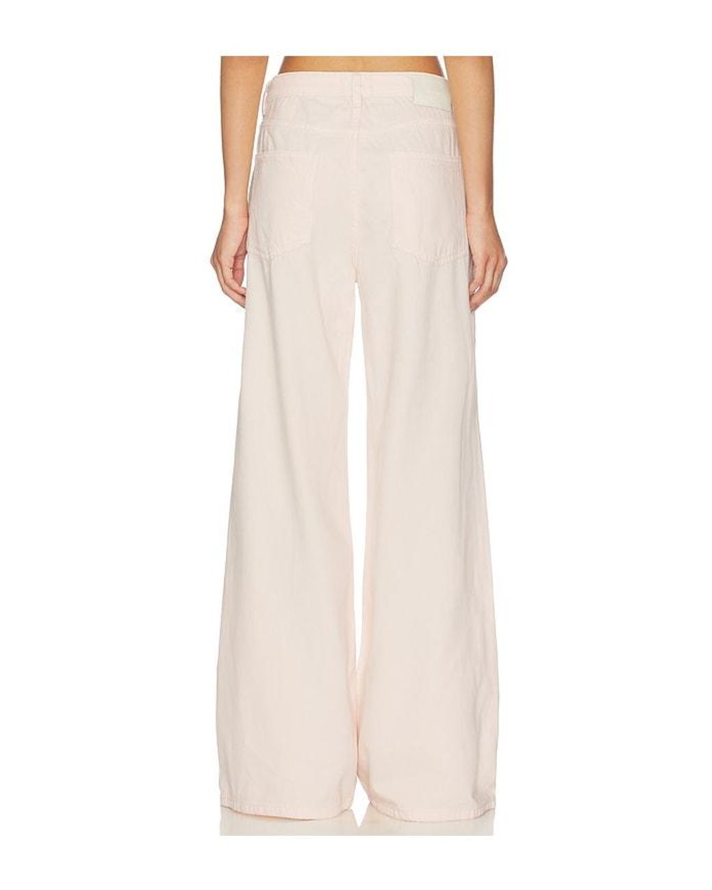 DL1961 White Dl Aura Alex Low Rise Baggy Wide Leg Jeans