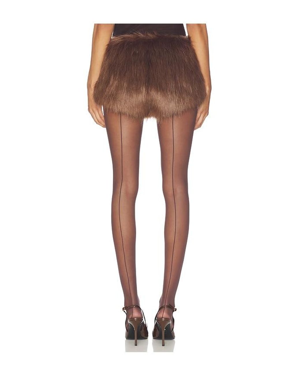 retroféte Brown Arista Shorts