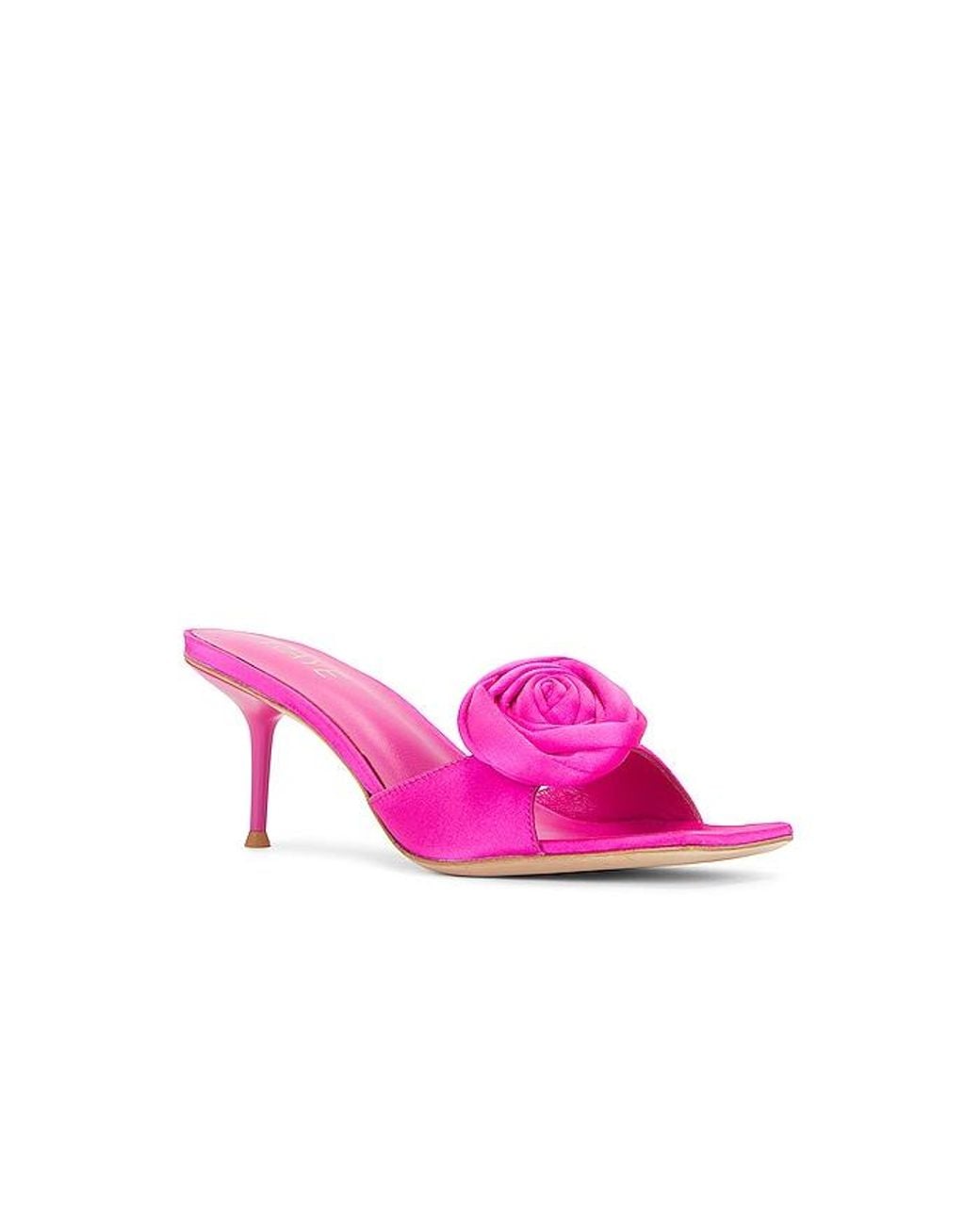 Raye Pink Rosette Mule
