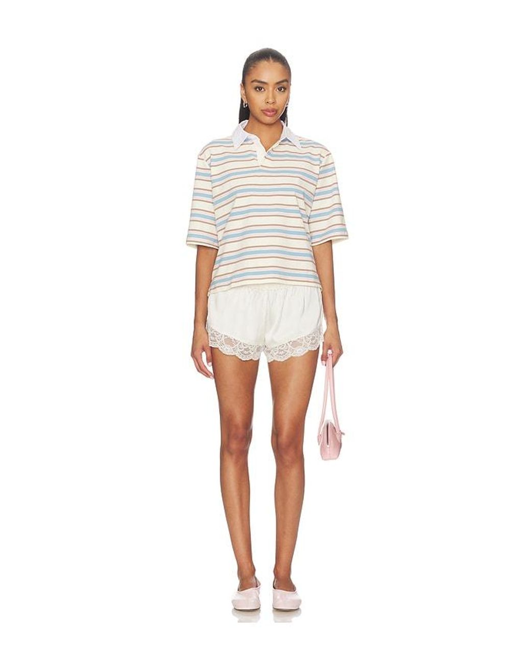 Maude Club White Frankie Top