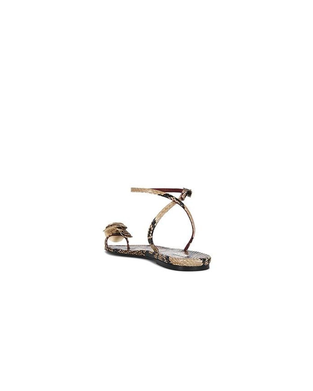 Magda Butrym White Rose Sandal