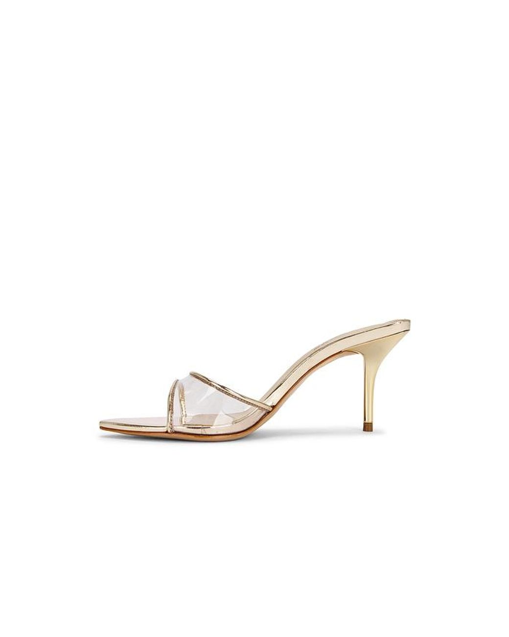 SCHUTZ SHOES White Elodie Vinyl Sandal
