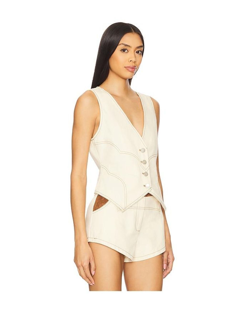 BY.DYLN White X Revolve Donella Vest