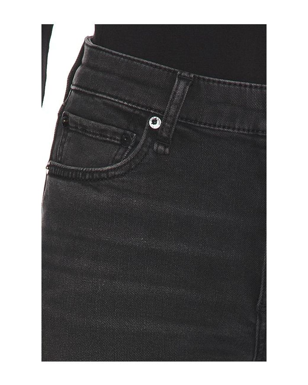 Rag & Bone Black Flexi Dahlia Flare Jeans