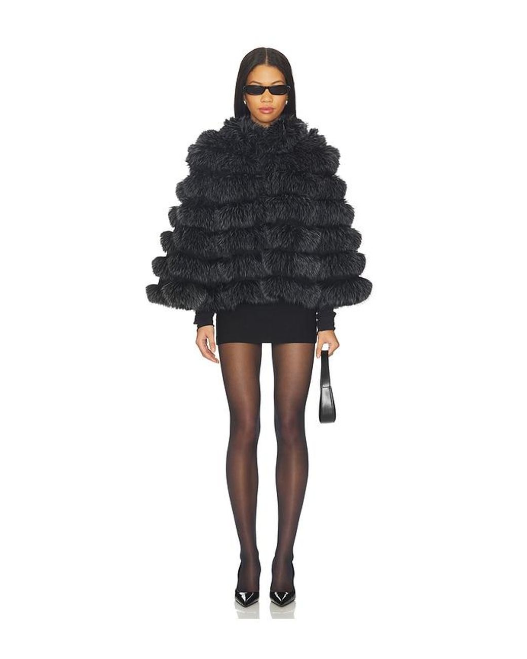 Adrienne Landau Black Landau Cape