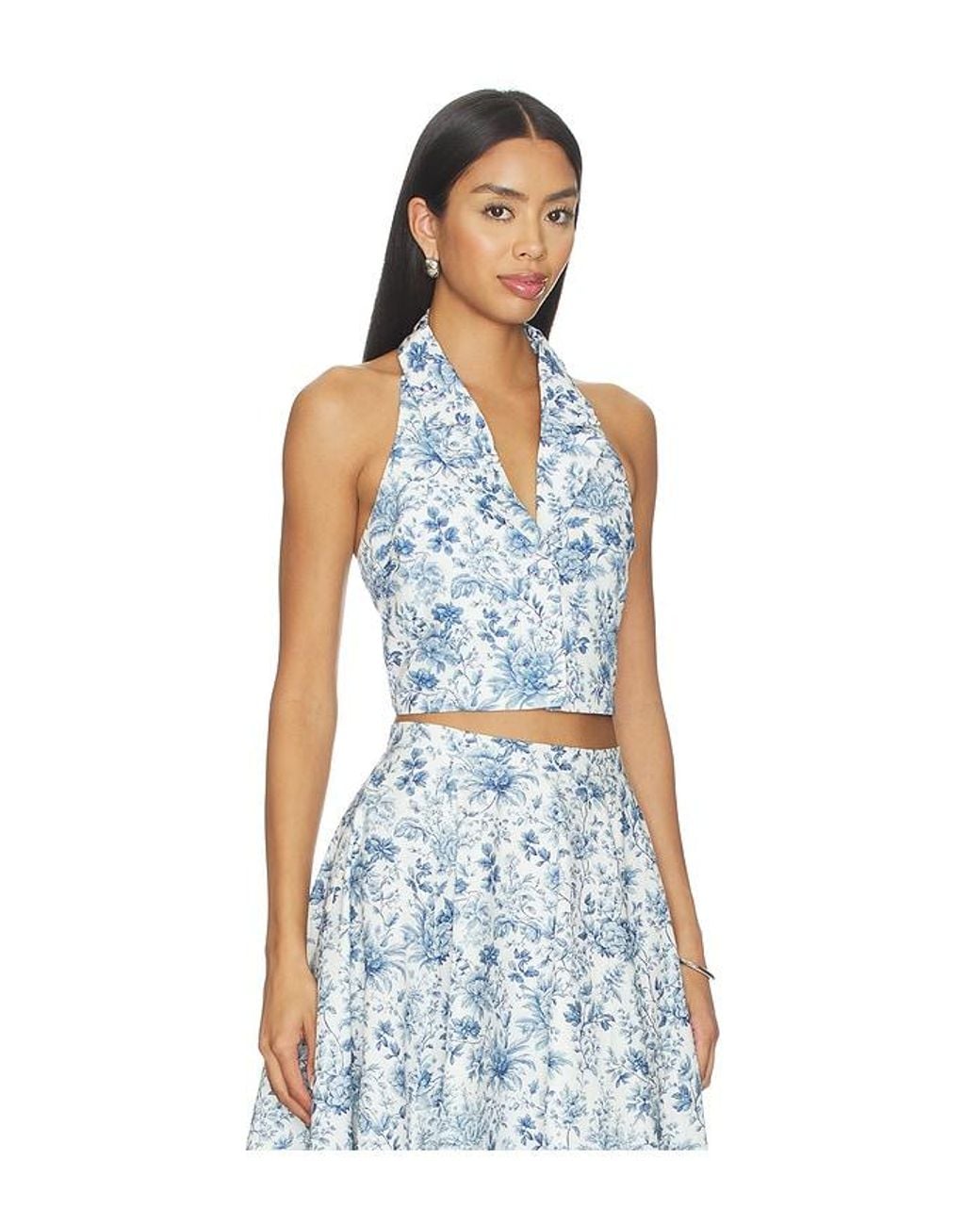 V. Chapman Blue Hunter Top