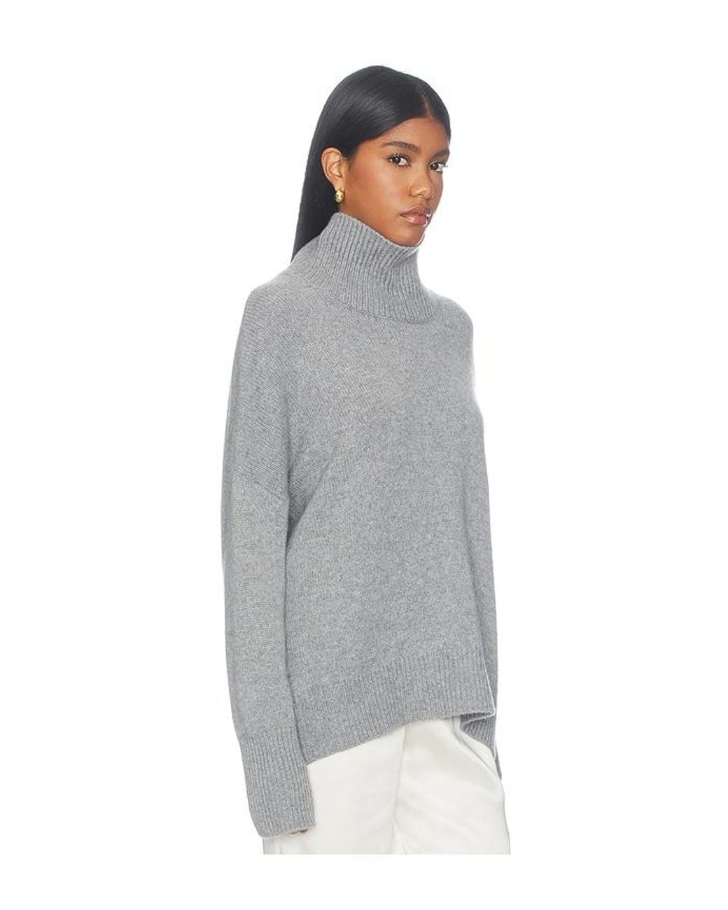 Lisa Yang Gray Heidi Sweater