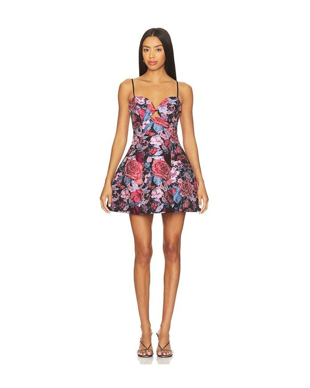 Elliatt Red Delphine Tulip Mini Dress