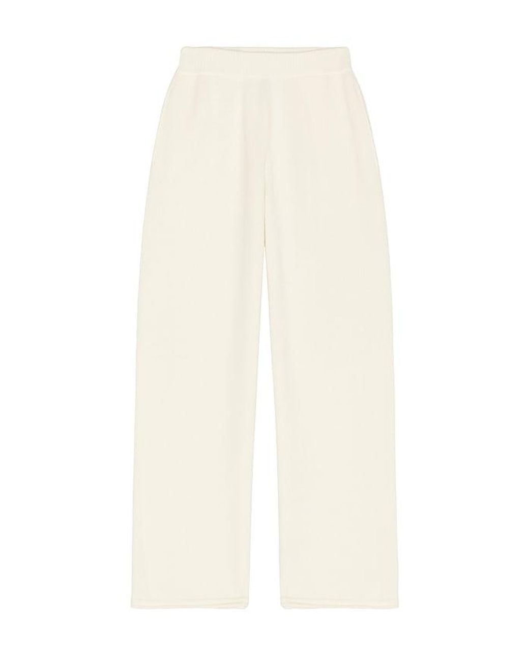SRG White Sukki Cashmere Knit Pant
