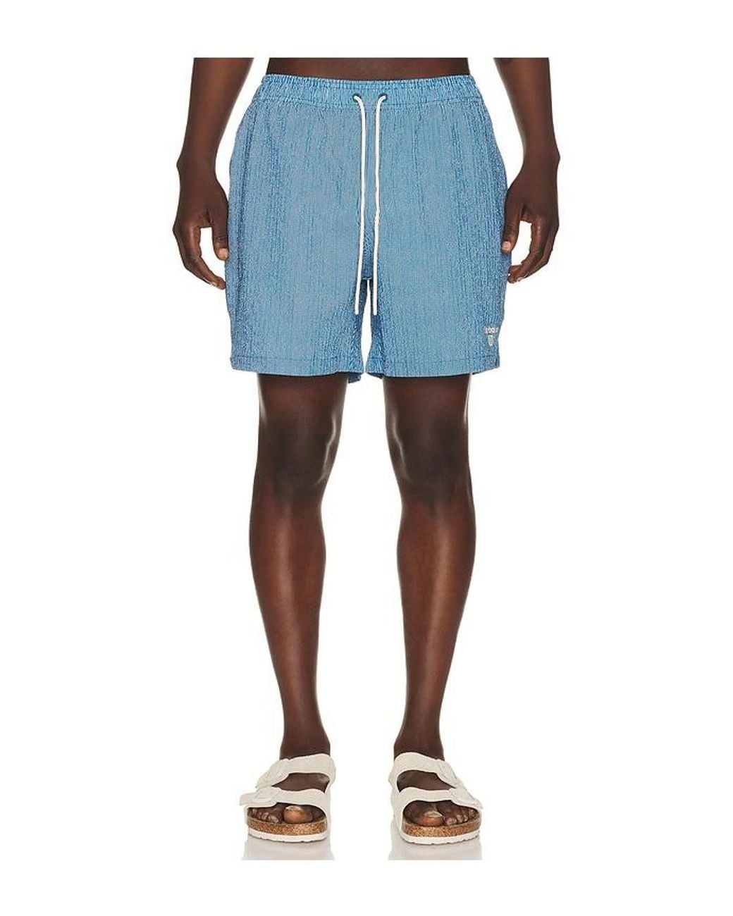 Barbour Blue Somerset Swim Short for men