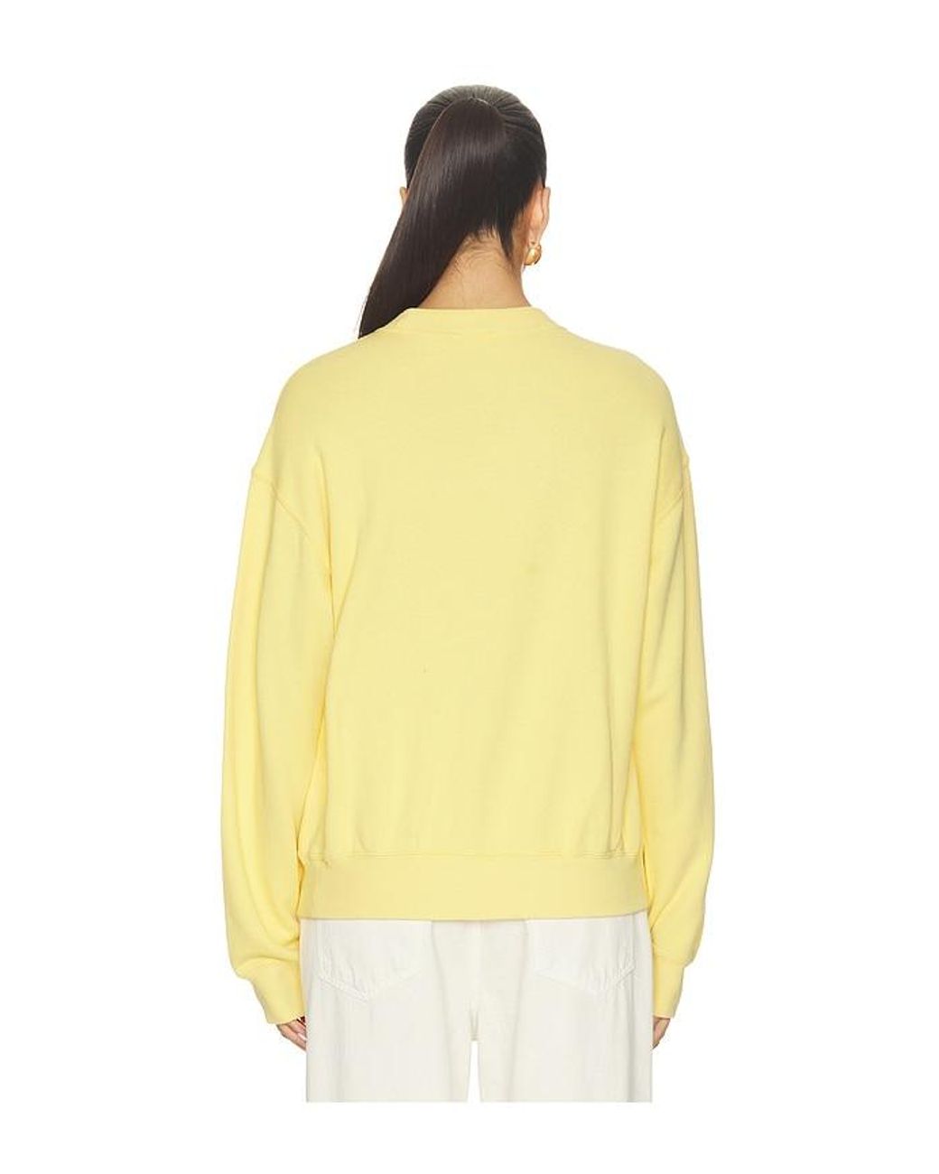 Polo Ralph Lauren Yellow Island Fleece Crew Neck Sweatshirt