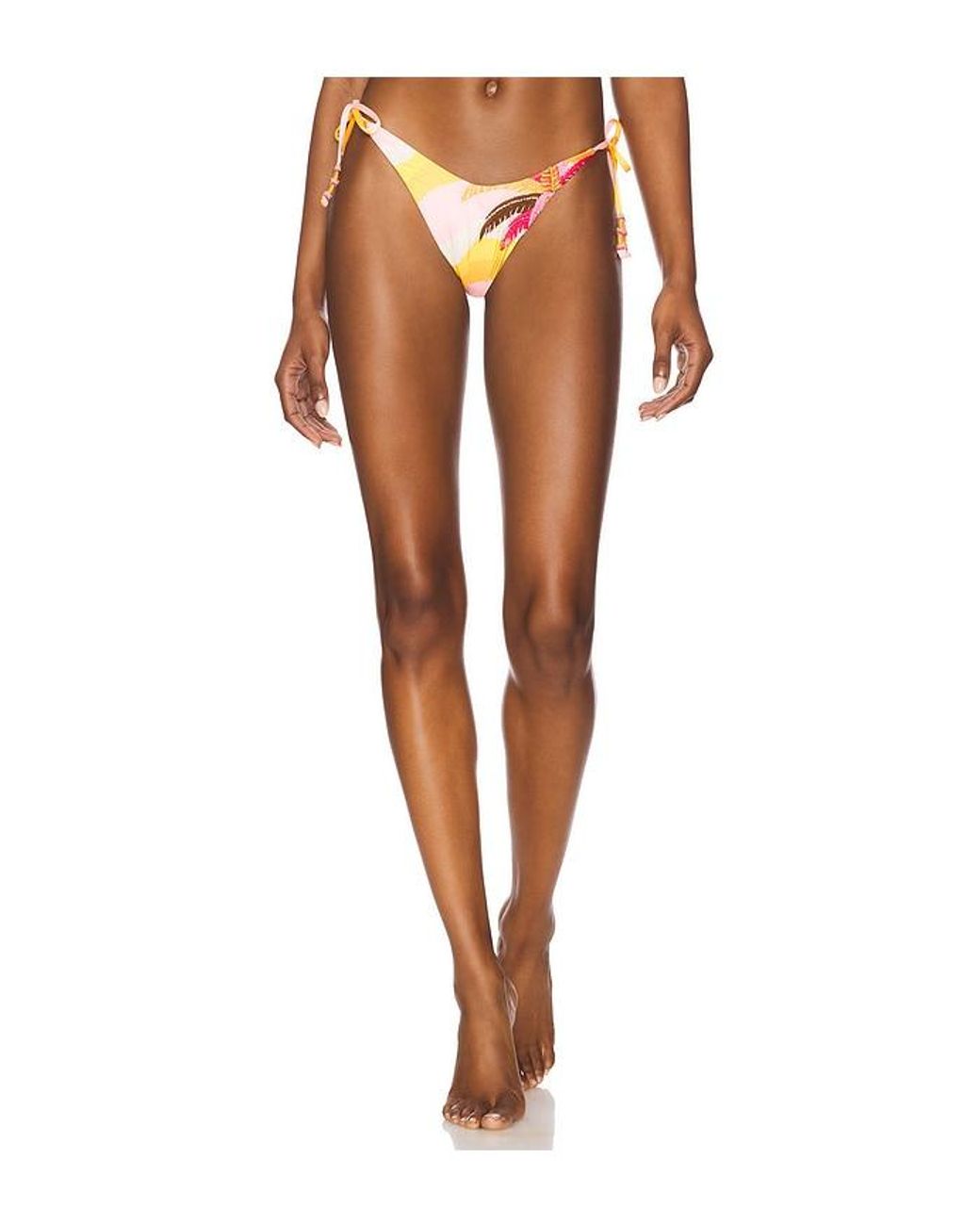 Maaji White Paradiso Waves Splenium Bikini Bottom
