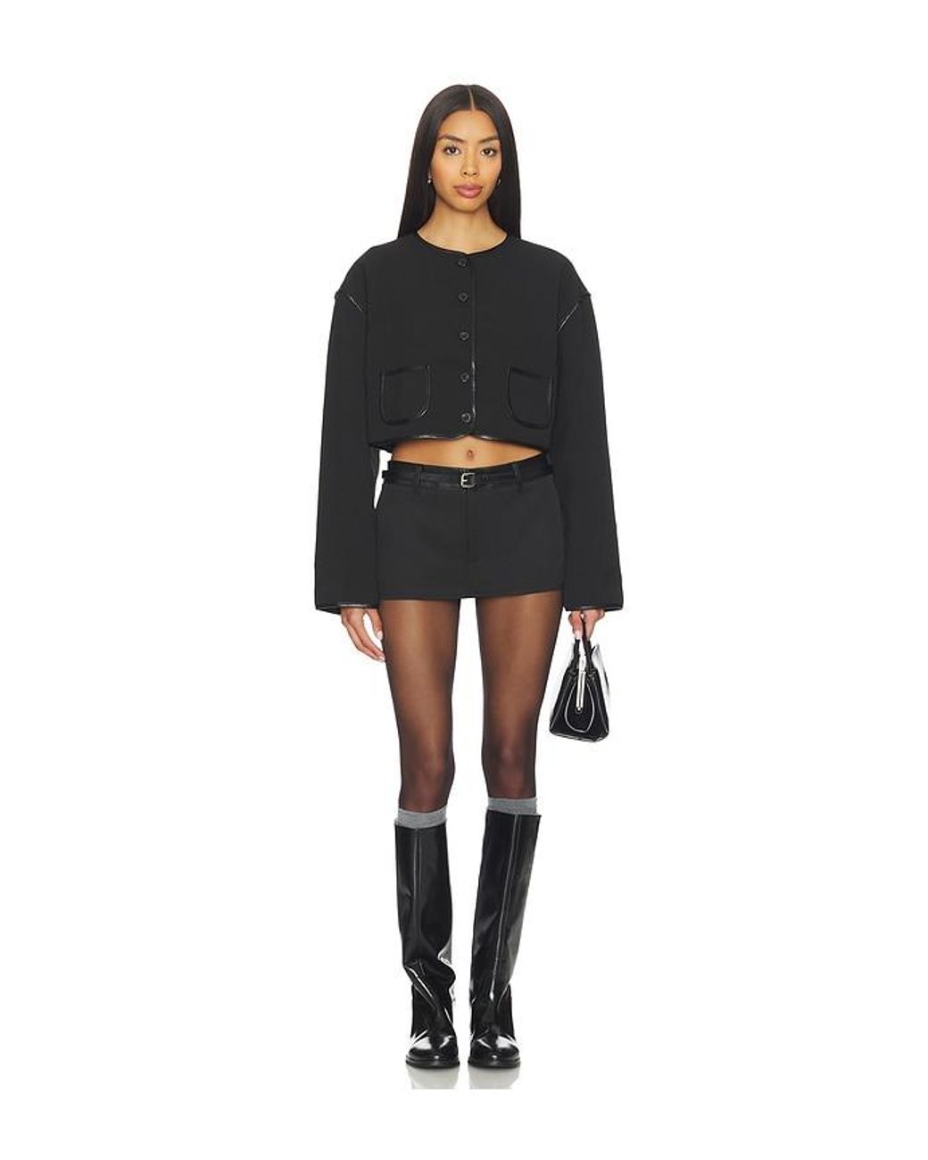 Lioness Black Rhode Mini Skirt