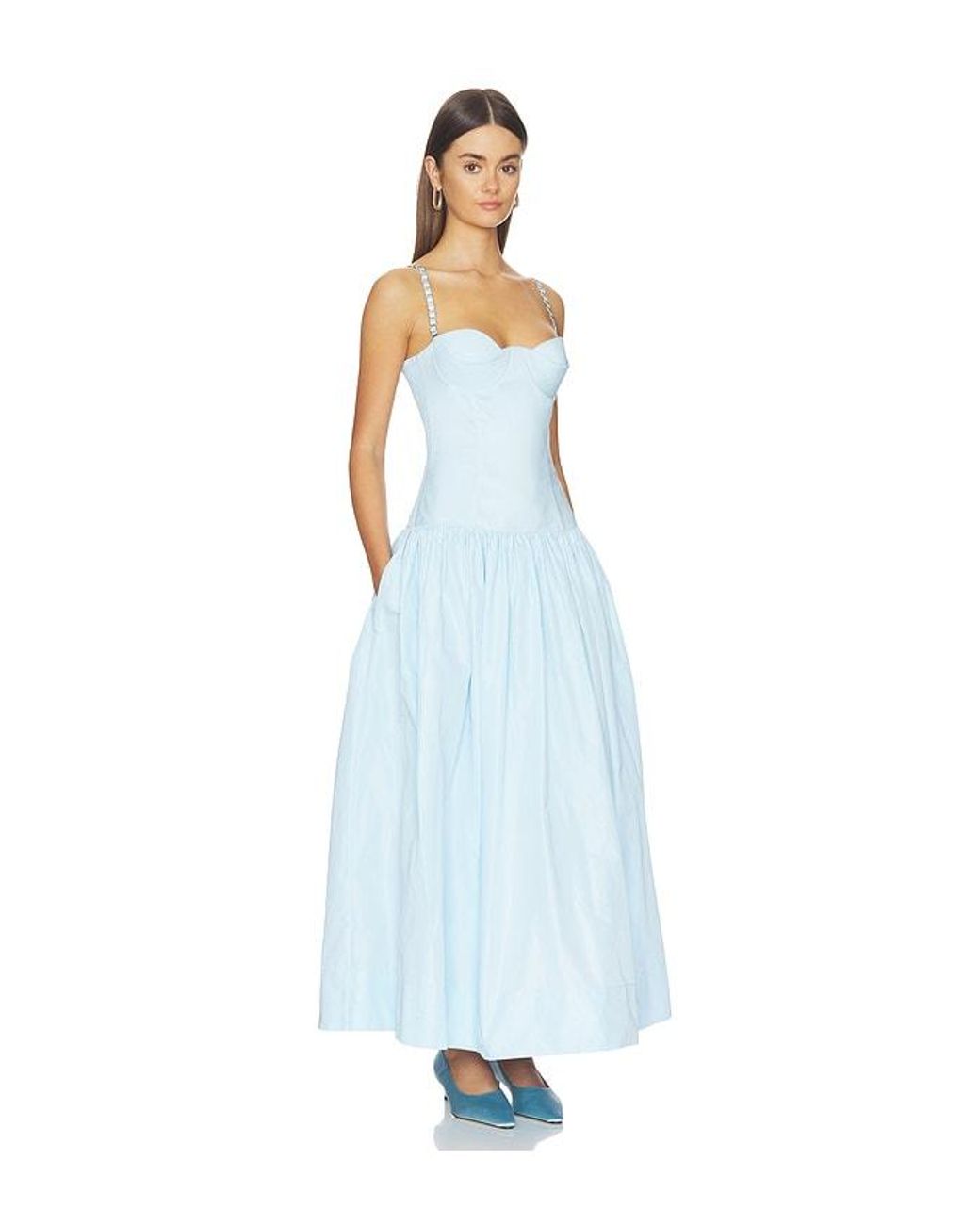Anna October White Chloe Maxi Dress