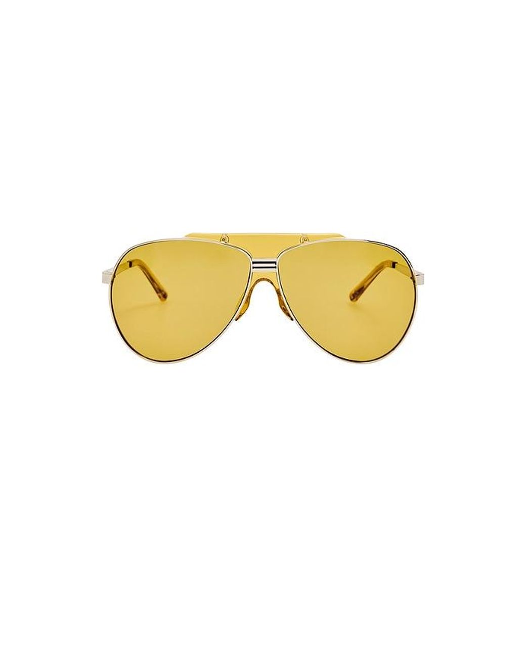 The Attico Yellow Amelia Sunglasses