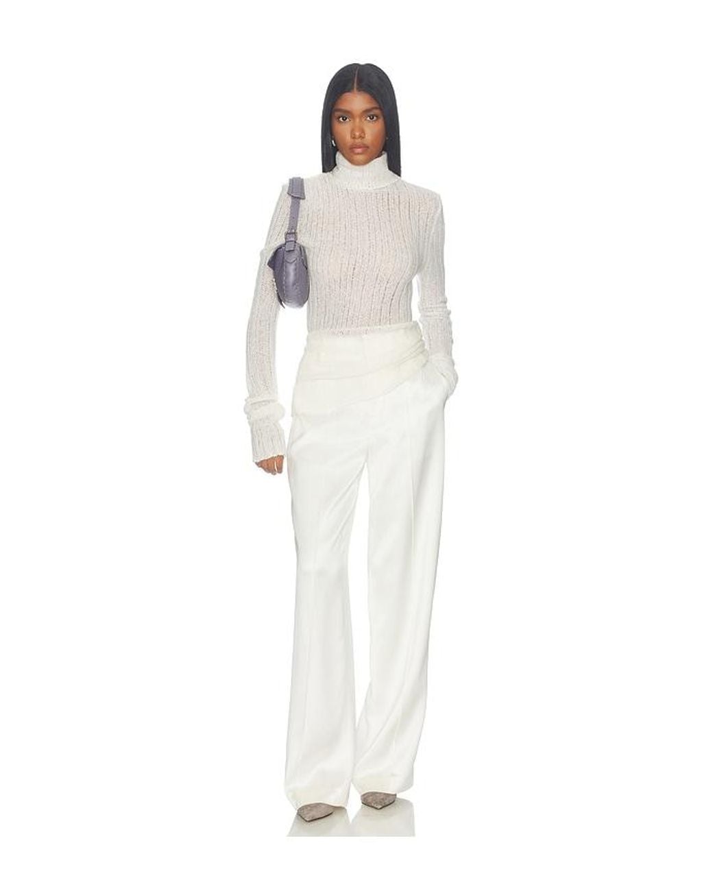 Lisa Yang White Emiliana Sweater