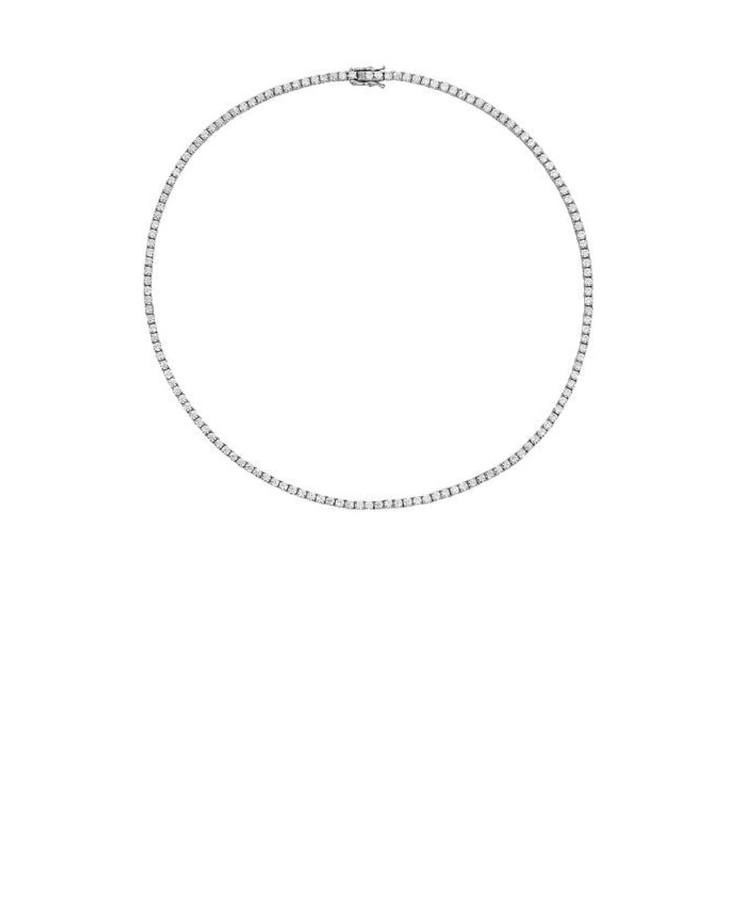 Heaven Mayhem Metallic Lab Grown Tennis Necklace